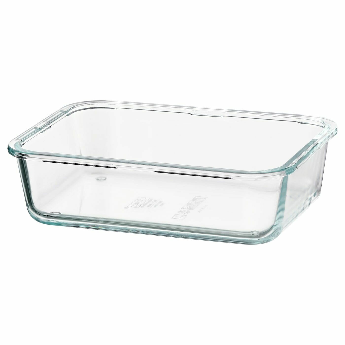 IKEA 365+ Контейнер для продуктов IKEA, прямоугольн формы, стекло, 1.0 л (90359202)