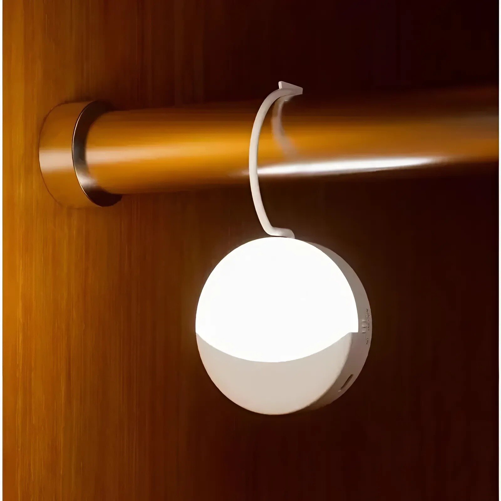 Лампа-ночник Yeelight Night light, холодный белый свет, цвет: белая