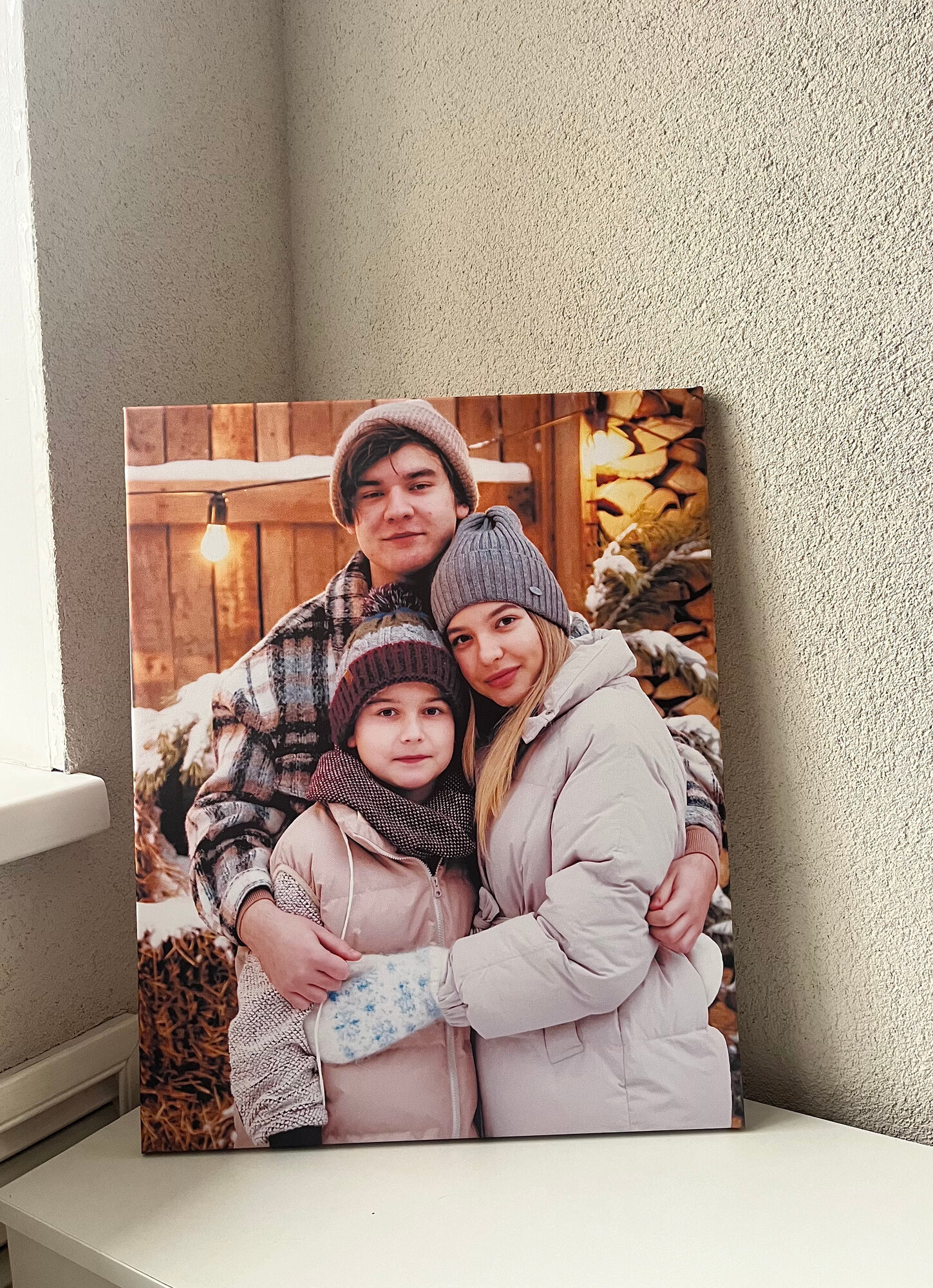 Живая картина по фото на холсте, 40х50