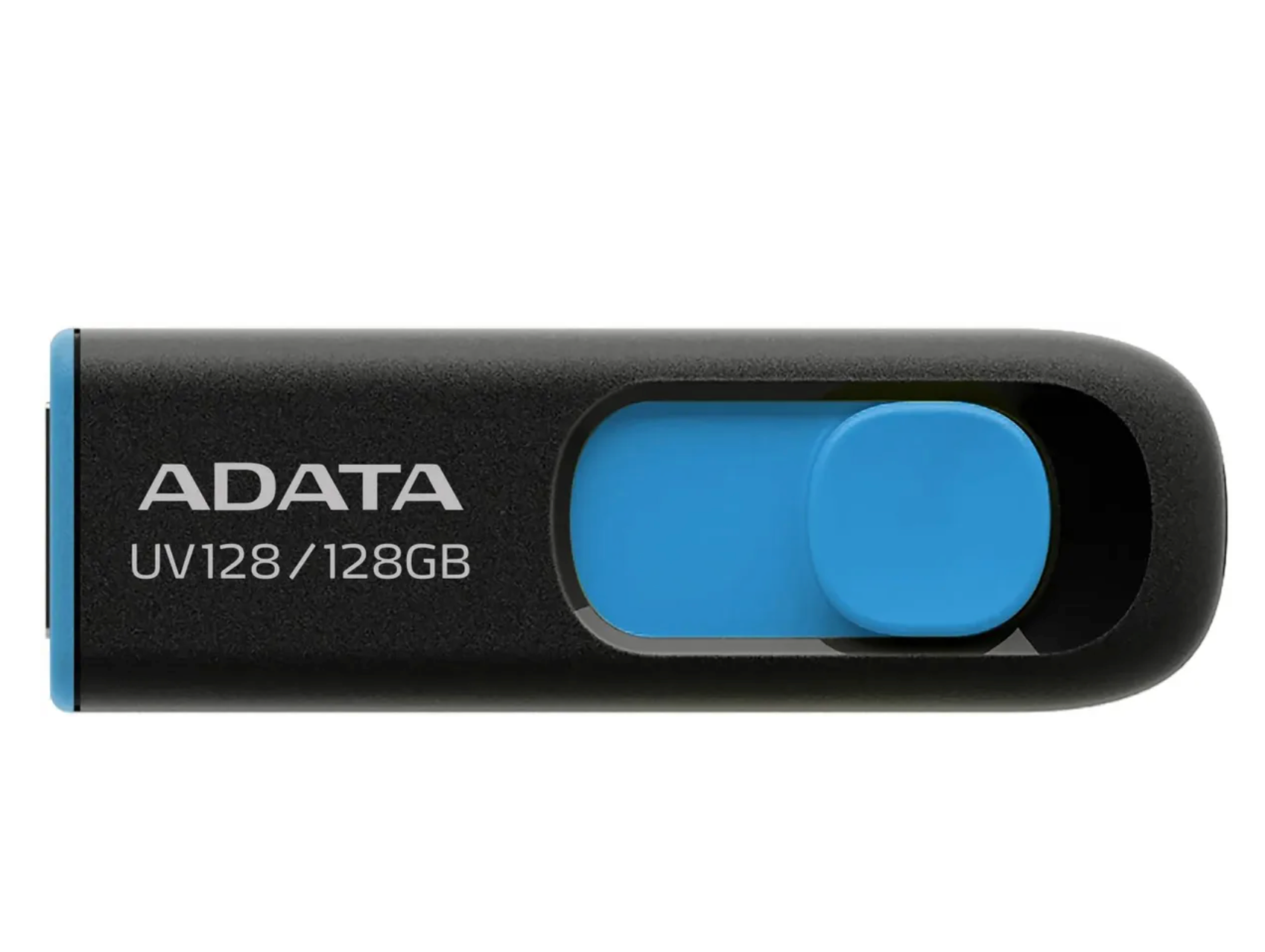 Флешка USB A-Data DashDrive UV128 128ГБ, USB3.0, черный/синий
