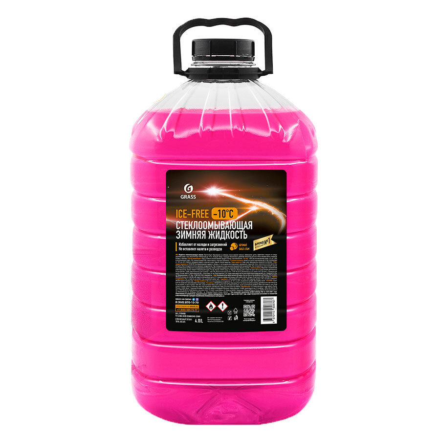 Жидкость бачка омывателя 10C ICE FREE (Grass) 4л