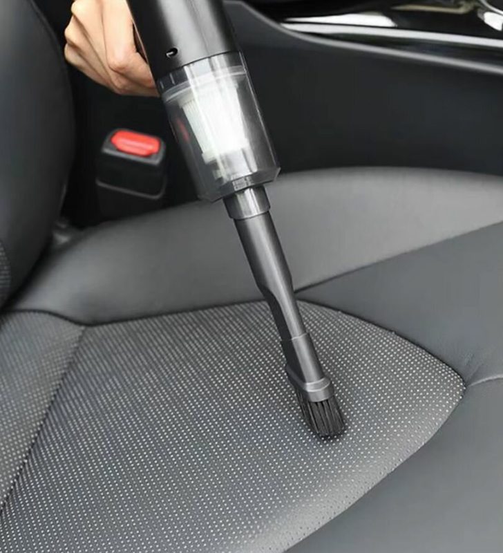 Вакуумный беспроводной мини пылесос с подсветкой Vacuum Cleaner 2в1