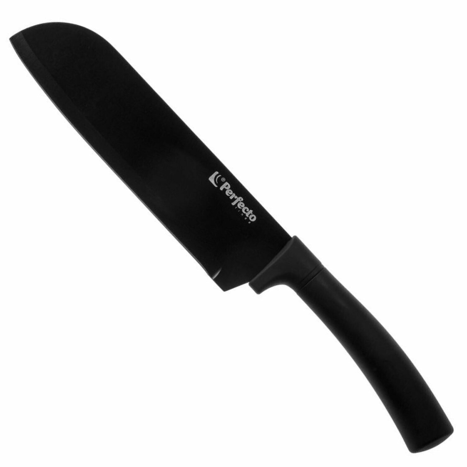 Нож кухонный азиатский сантоку PERFECTO LINEA Chef dark 18 см 21-118001