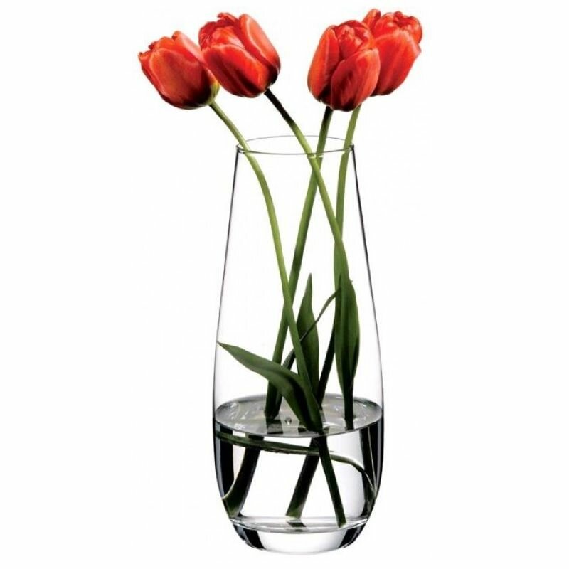 Ваза Pasabahce Flora Botanika, стекло, настольная, прозрачная, 26см
