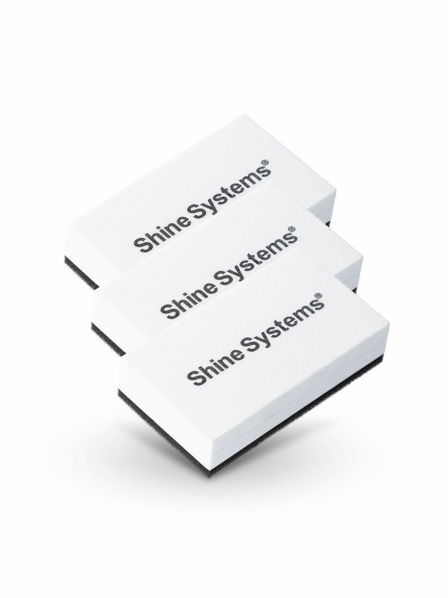 Набор автомобильных губок для керамики Coating Sponge Shine Systems (с прорезью) SS410