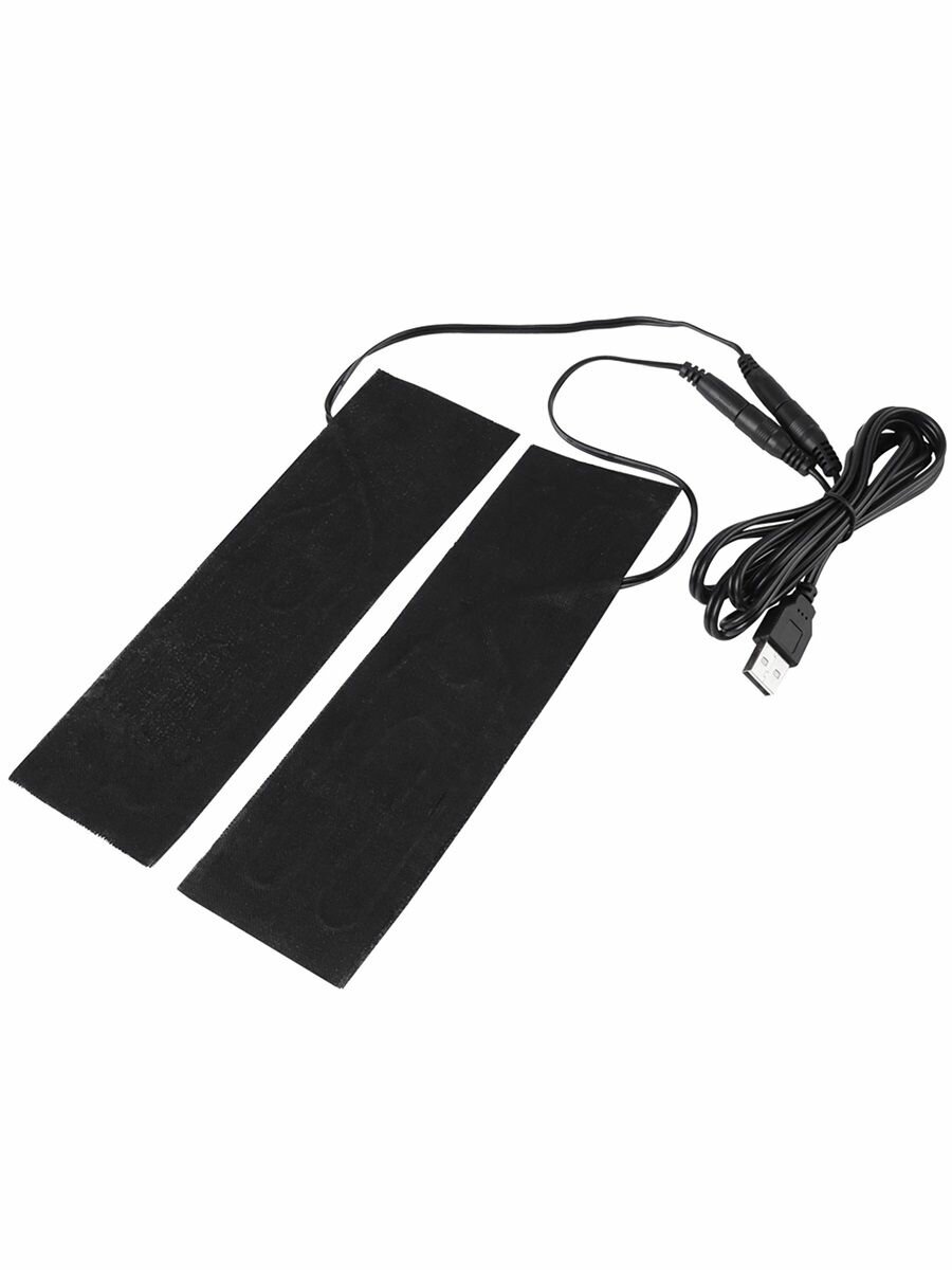 Электрические грелки для ног 5 В, 1 пара пленочных подушечек с перезаряжаемым USB-нагревательным элементом для холодных ног