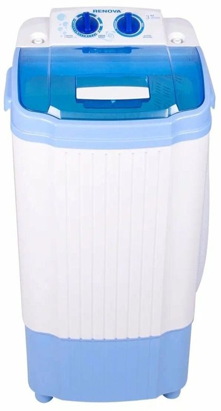 Стиральная машина RENOVA WS 30 ET, активаторная, загрузка 3 кг
