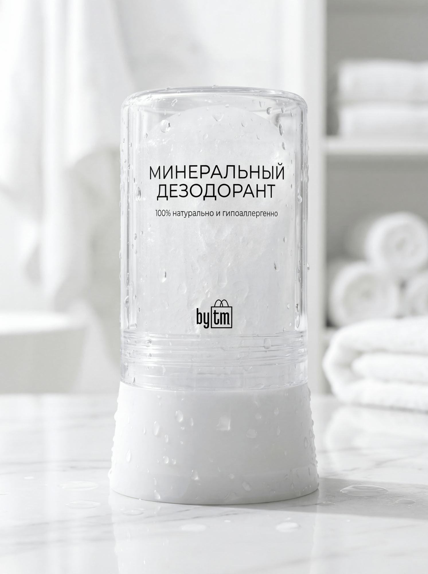 Дезодорант минеральный Алунит квасцовый камень by TM, без спирта и отдушек