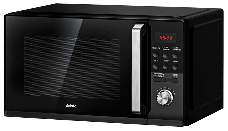 Микроволновая печь - СВЧ BBK 25MWS-954T/B, 900 Вт, 25 л, черный