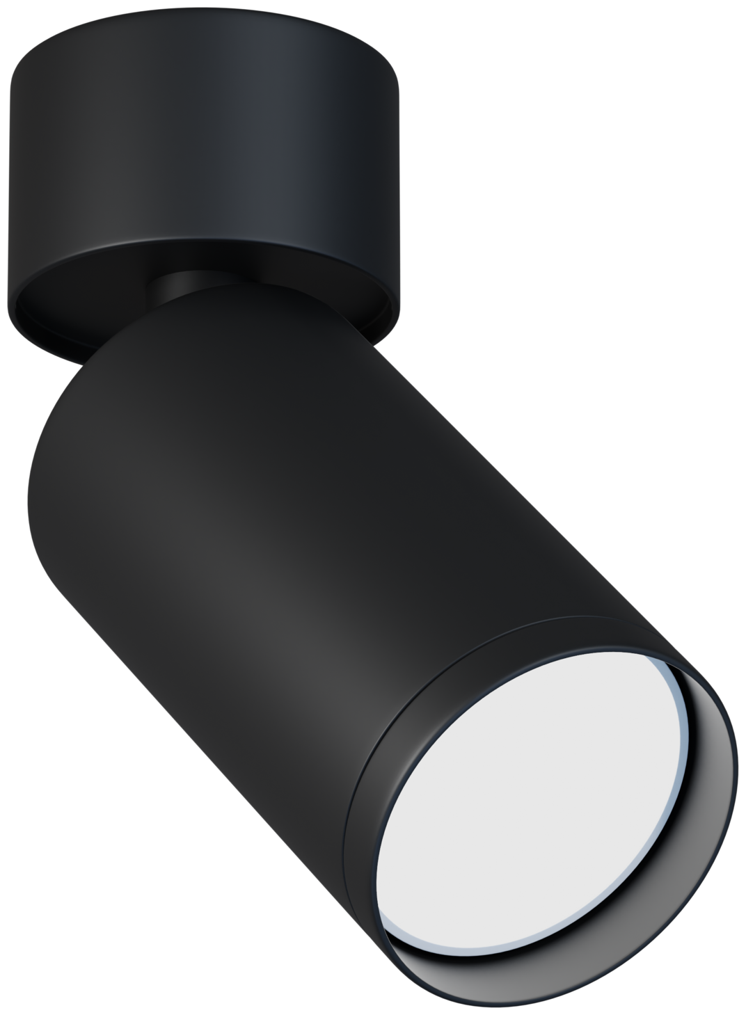 Накладной потолочный светильник GU10 Megalight COLT, MR16, до 10 Вт, Ø53×130 мм, чёрный, лампа отдельно