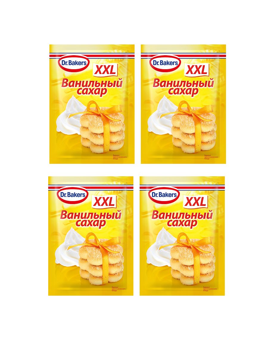 Dr.Bakers Сахар ванильный xxl, 40 гр, 2 шт