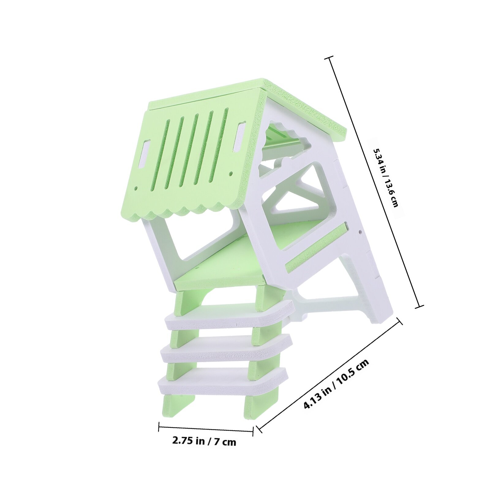 Домик Для Хомячков С Лестницей 1 Шт Синий Домик 13.60X10.50X7.00Cm
