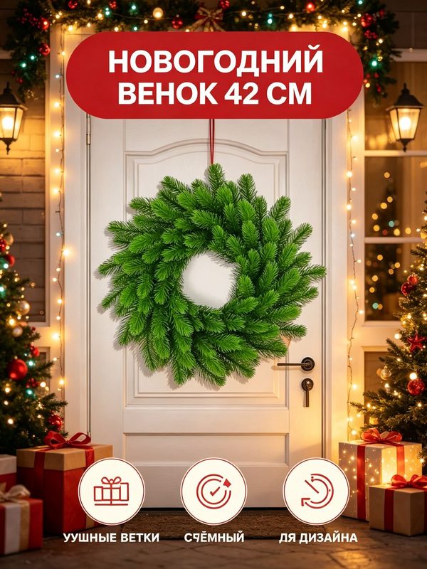 FELITOR Венок ø42 см 1 шт белый