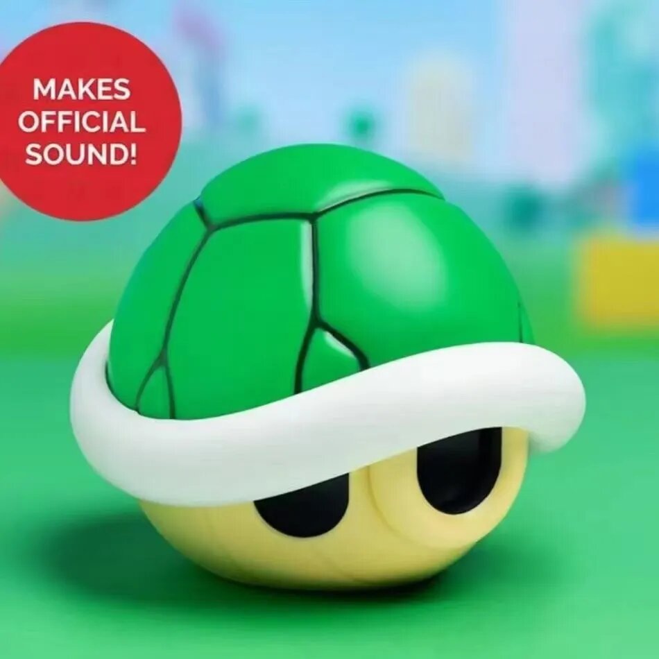 Светодиодная черепашка Super Mario со звуком и светом, игровая атмосфера, декоративный ночник с зарядкой через USB, зеленый