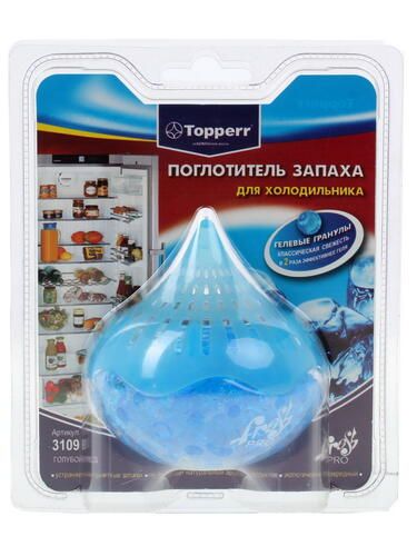 Topperr Поглотитель запаха гелевые гранулы классическая свежесть 150x98x78 мм