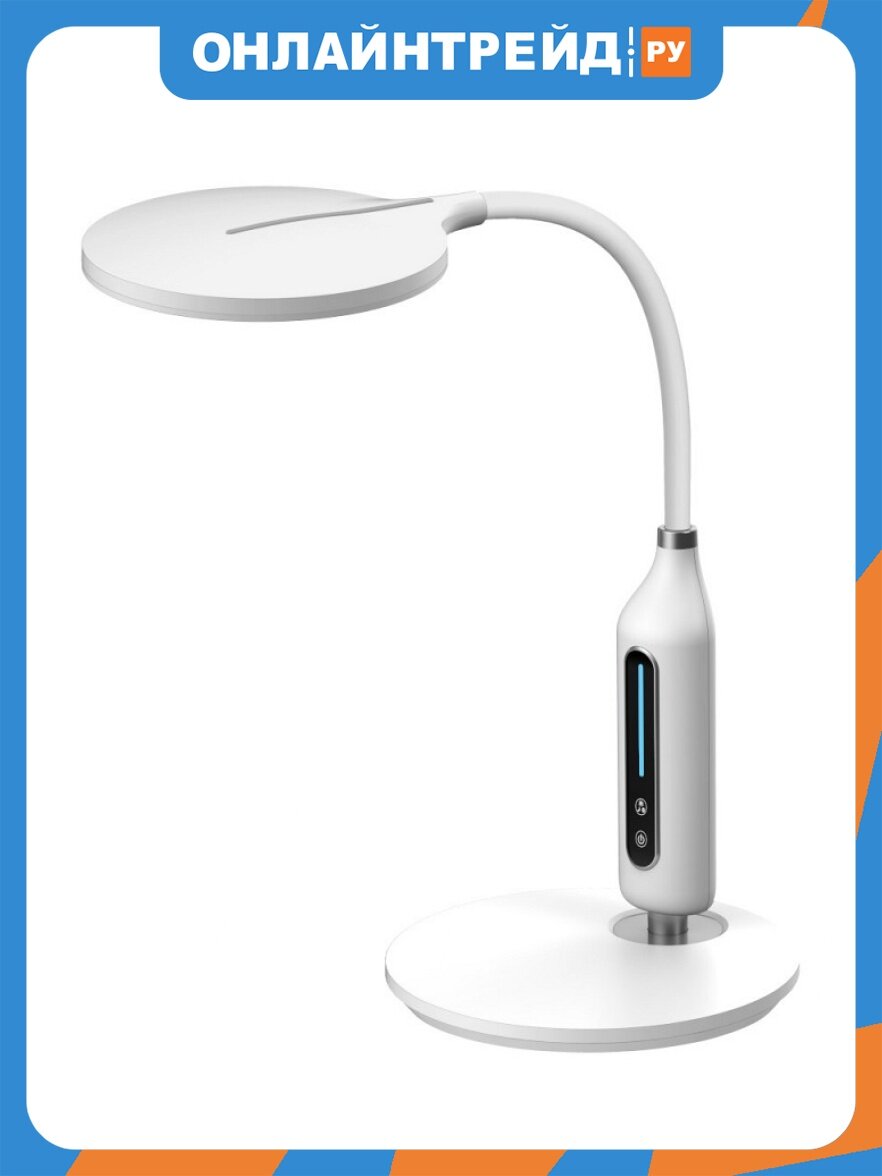 Настольная лампа Camelion KD-862 C01 белый LED 10Вт, 580 лм