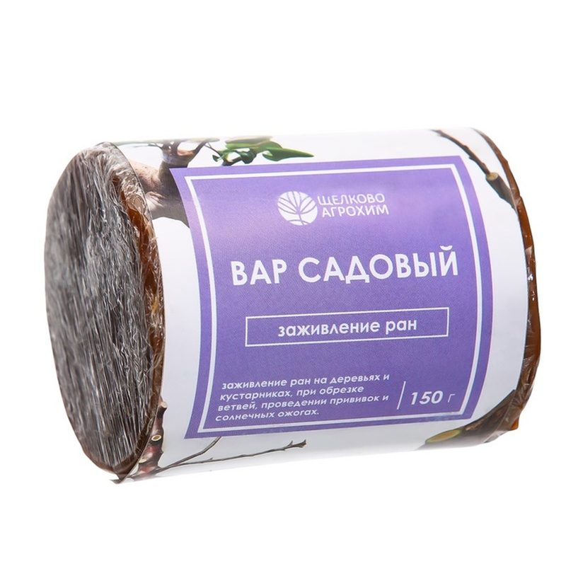 Садовый вар Октябрина Апрелевна, для заживления ран деревьев, 150 г
