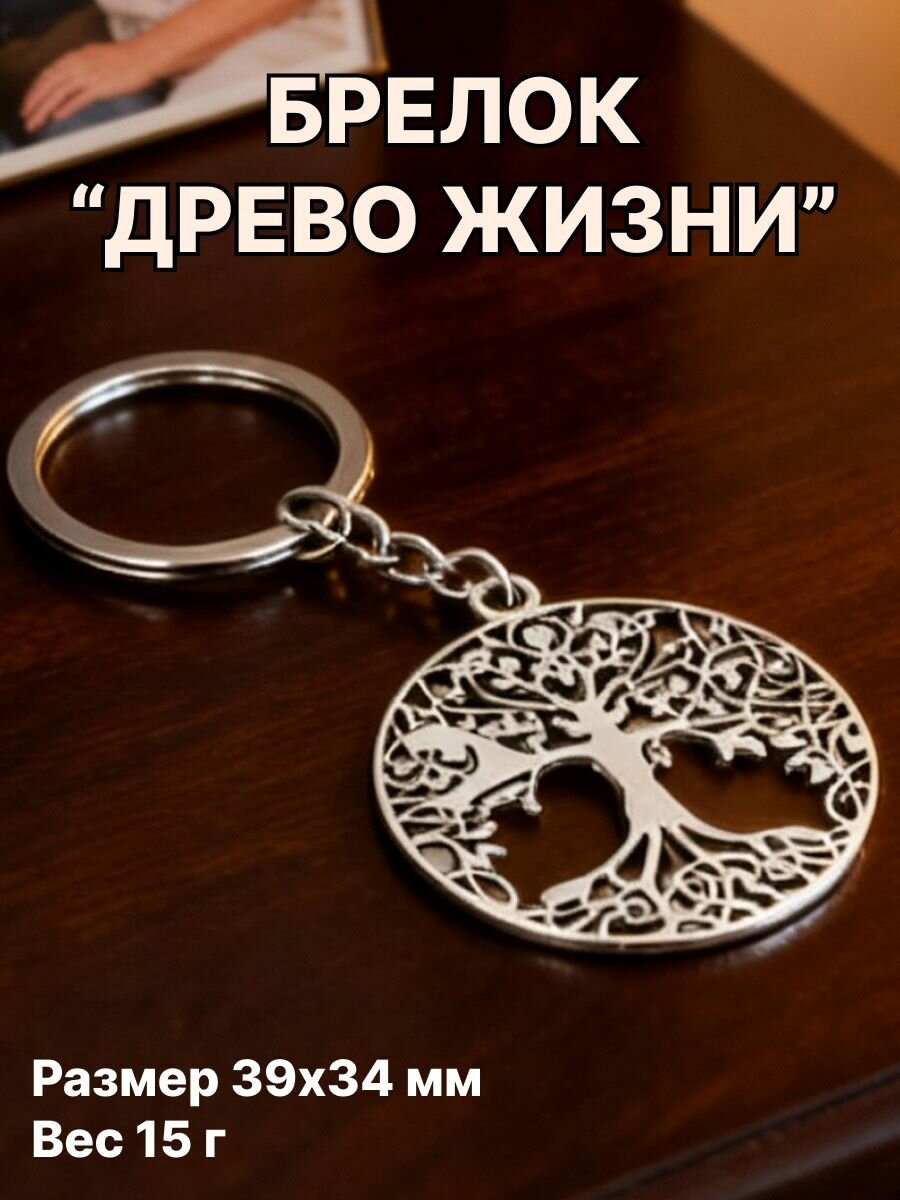 Брелок, серый