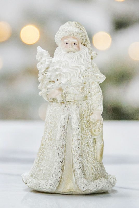 Декоративная фигура золотистый санта, 10 см, Дю Эссе Кристмас (Due Esse Christmas) XNA22015812