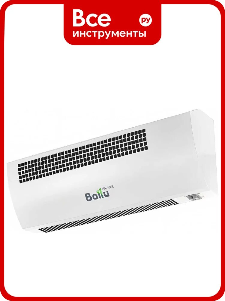 Тепловая завеса Ballu S1 ECO BHC-CE-3, 3кВт, 2 режима, IP20, белая