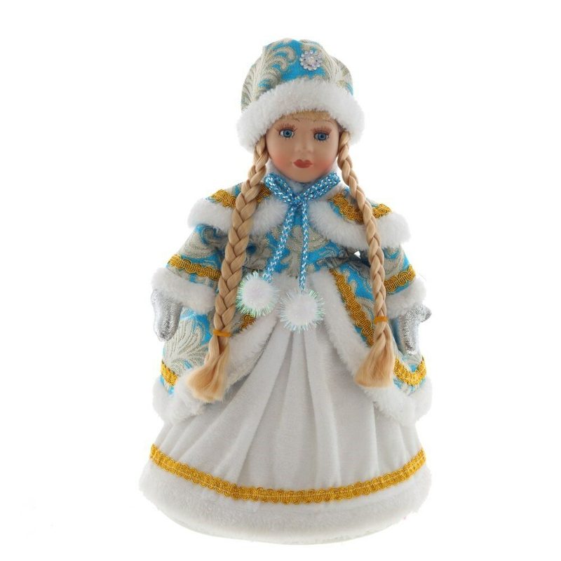 Снегурочка (с ёмкостью д/подарков), L=20 W=20 H=33 см