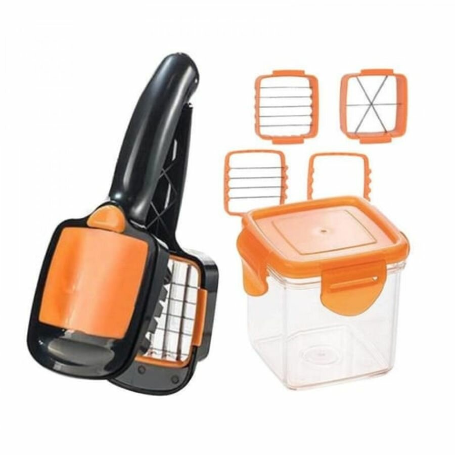 Овощерезка GA-GLOBAL Nicer Dicer Quick, 5 в 1, с контейнером