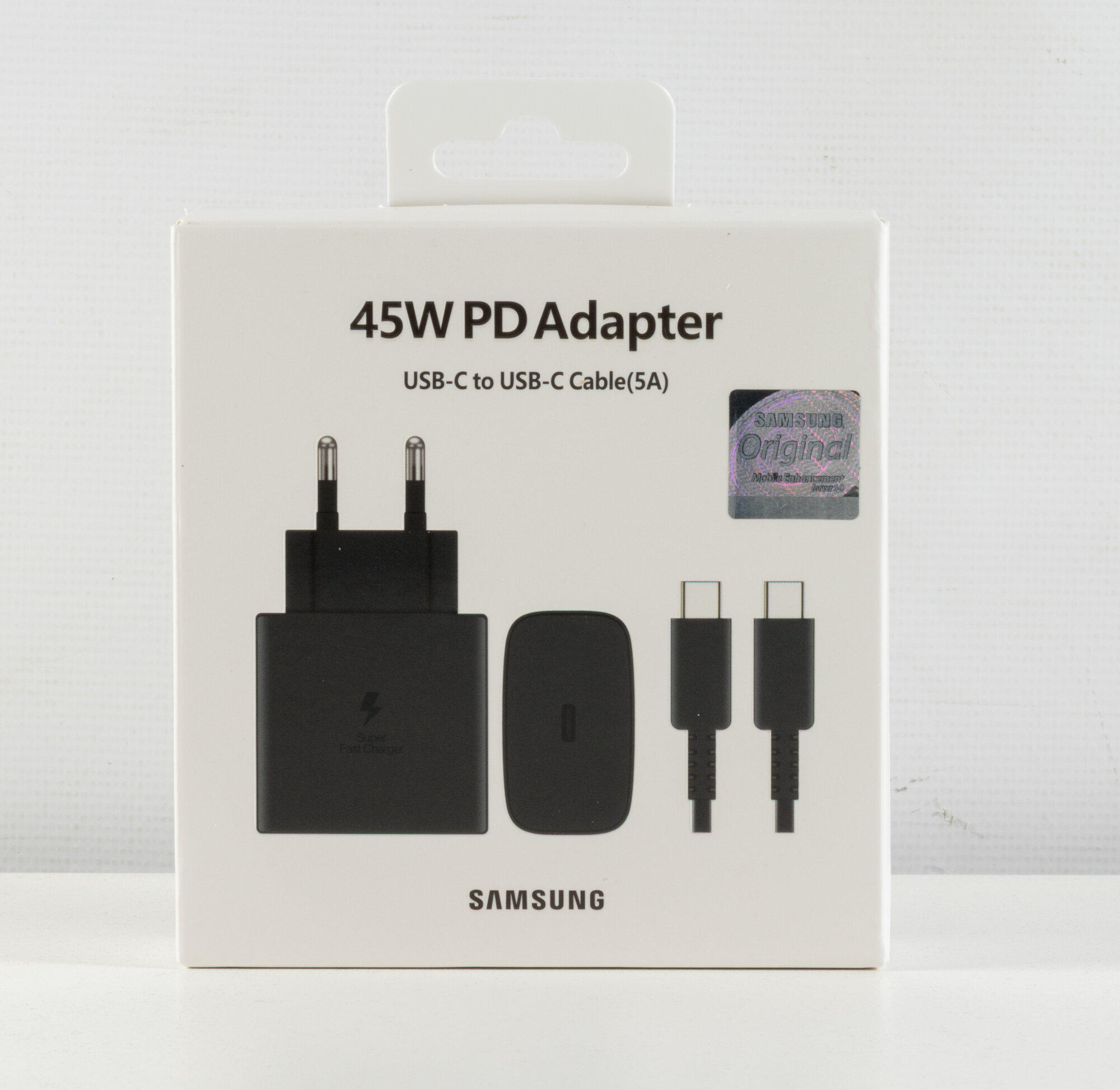 Сетевое зарядное устройство для Samsung Super Fast Charging (EP-TA845) 45W с кабелем Type-C-Type-C