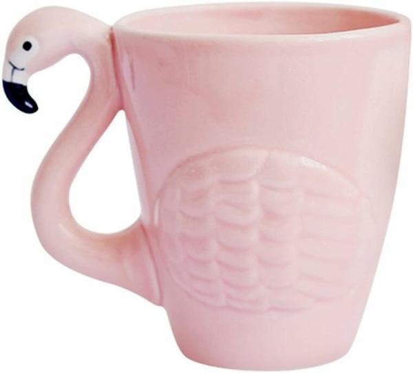 Flamingo Teapot - Роскошный розовый фламинго, Микроволновая и посудомоечная безопасность, Элегантный дизайн для дома/офиса (Розовый)