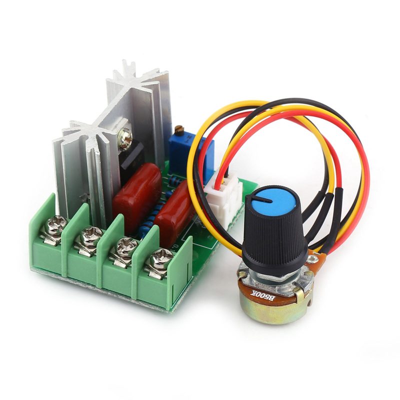 AC 50-220V 2000 Вт SCR Электрический регулятор регулятора напряжения температура/контроллер скорости двигателя Dimmer Dimmer