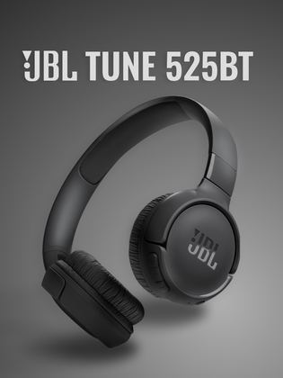Наушники беспроводные JBL Tune 525BT, черный, с микрофоном, закрытые