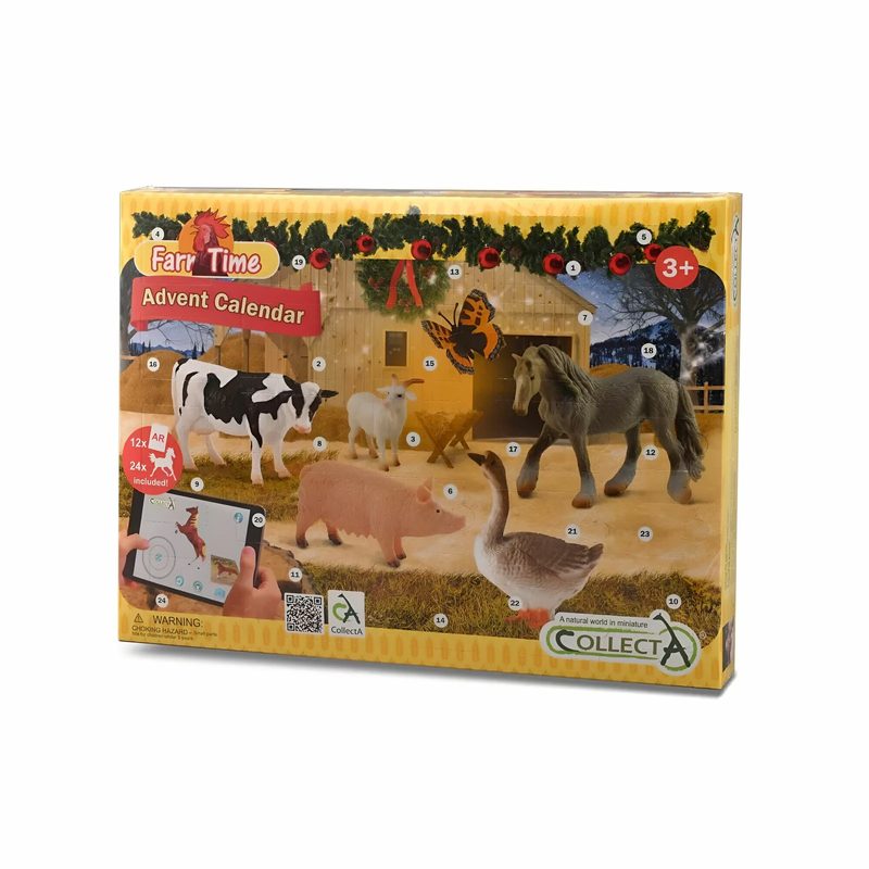 Адвент календарь Collecta "Ферма и лошадь".
