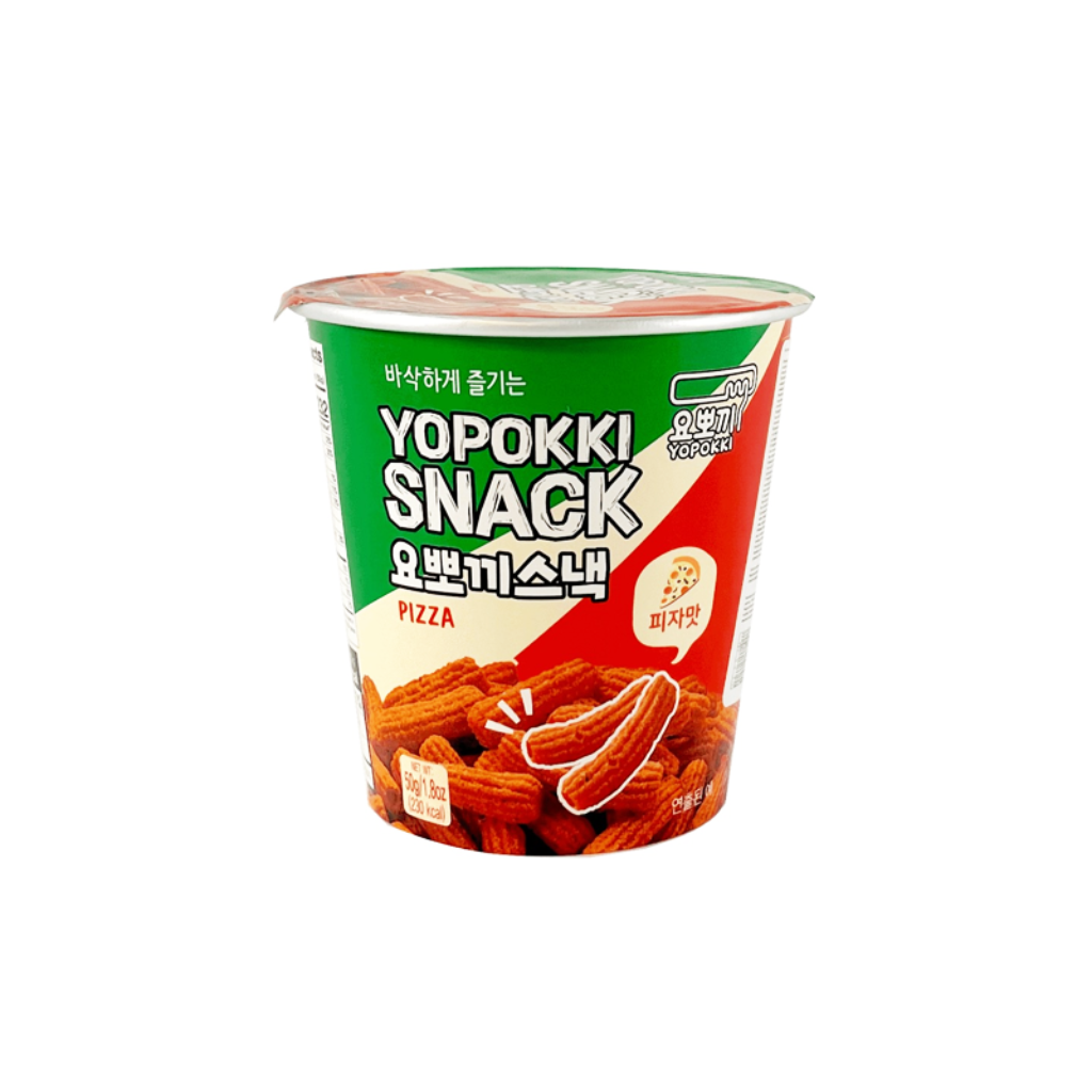 Рисовые снеки Yopokki с насыщенным вкусом пиццы 50 г, Южная Корея