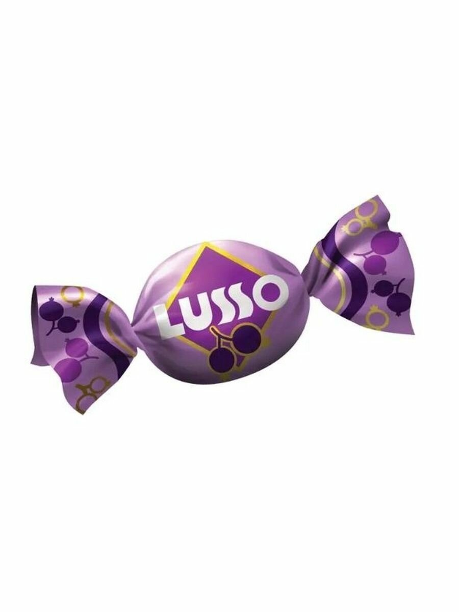 Желейные конфеты "Lusso" со вкусом чёрной смородины, в шоколадной глазури, 500 гр.