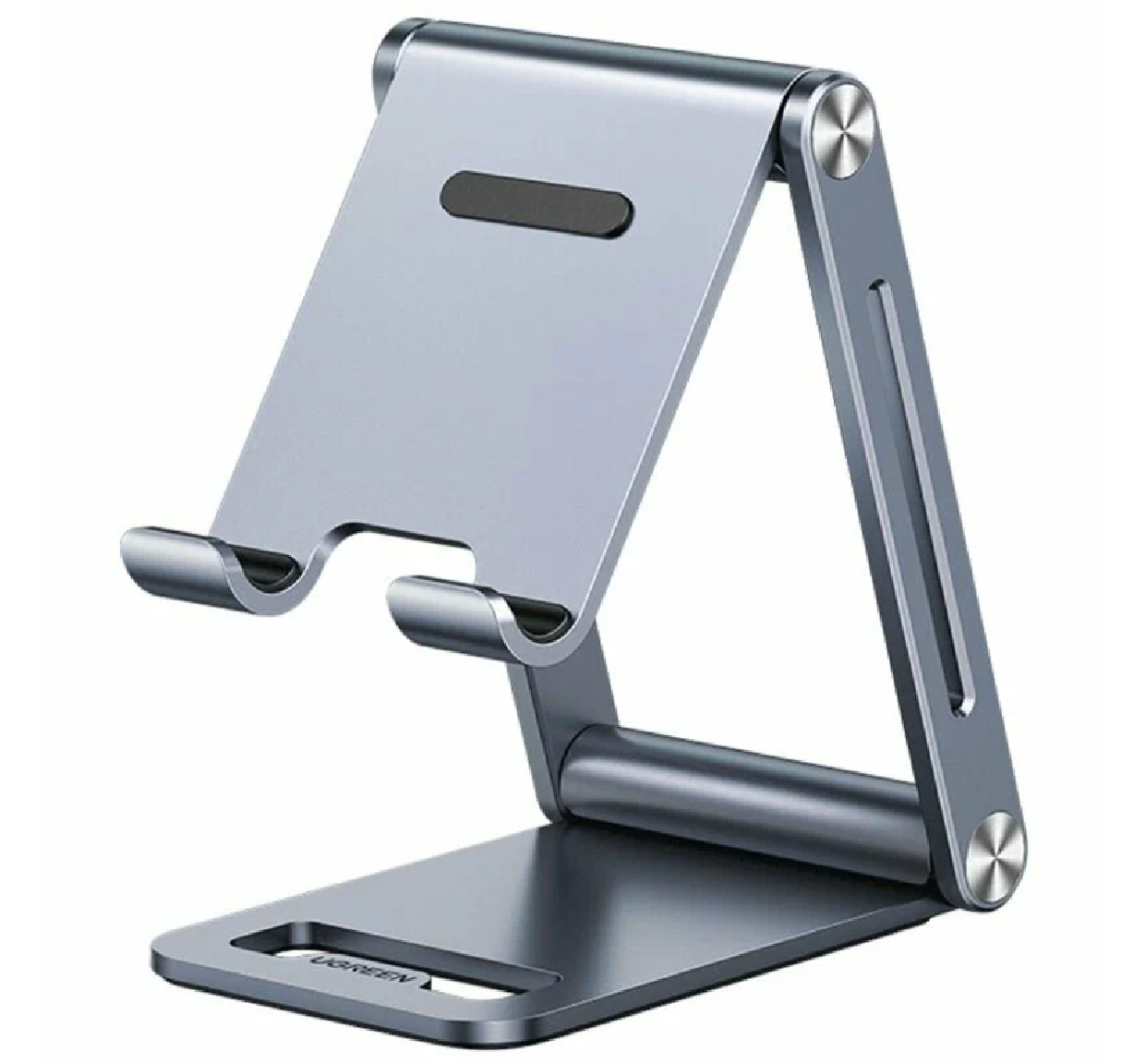 Подставка для телефона UGREEN LP263 (80708) Foldable Multi-Angle Phone Stand складная. Цвет: серебристый