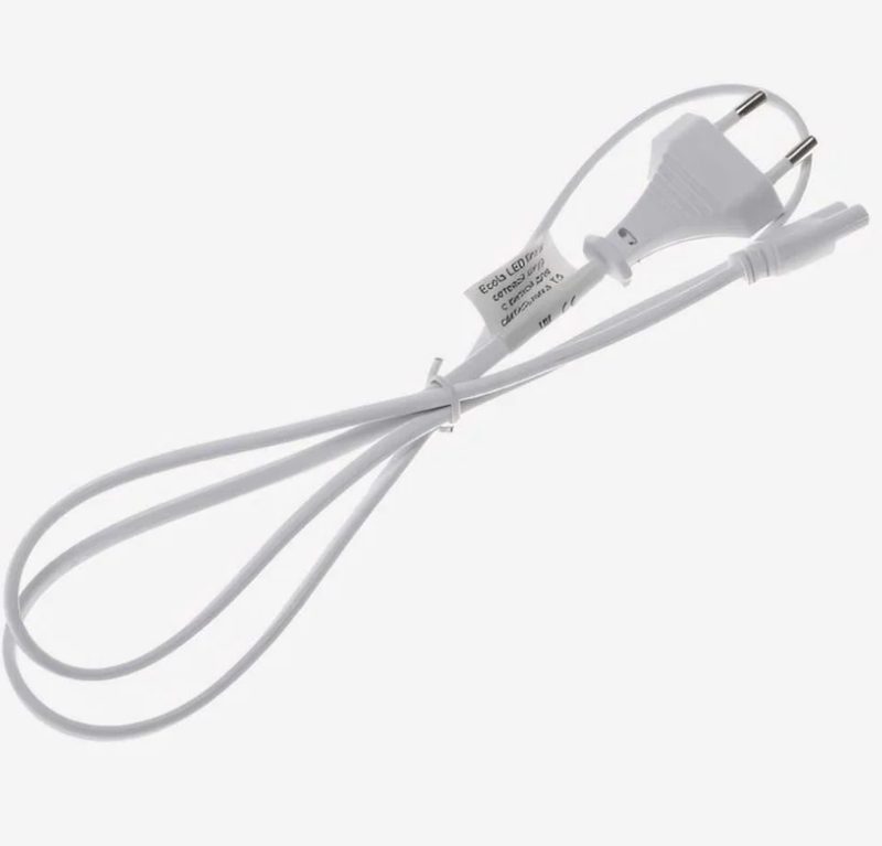 Сетевой шнур для светильника Ecola LED linear T5 с вилкой , 1м