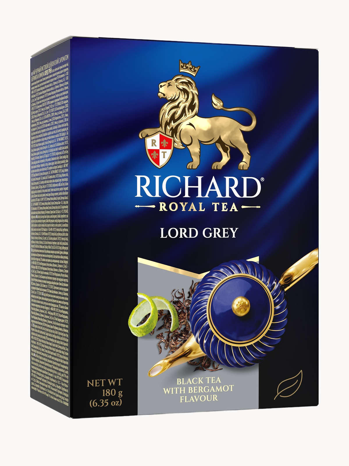 Чай черный Richard Lord Grey крупнолистовой, с ароматом бергамота, 180 г