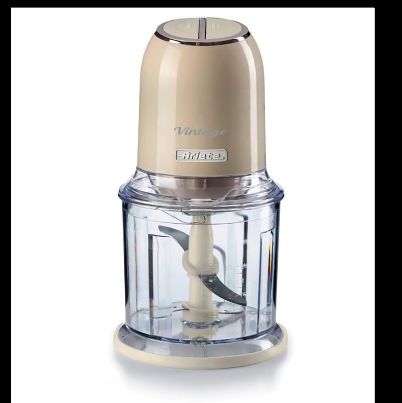 Измельчитель Ariete Vintage, 2 скорости, 600 мл, бежевый (00C043803AR0)