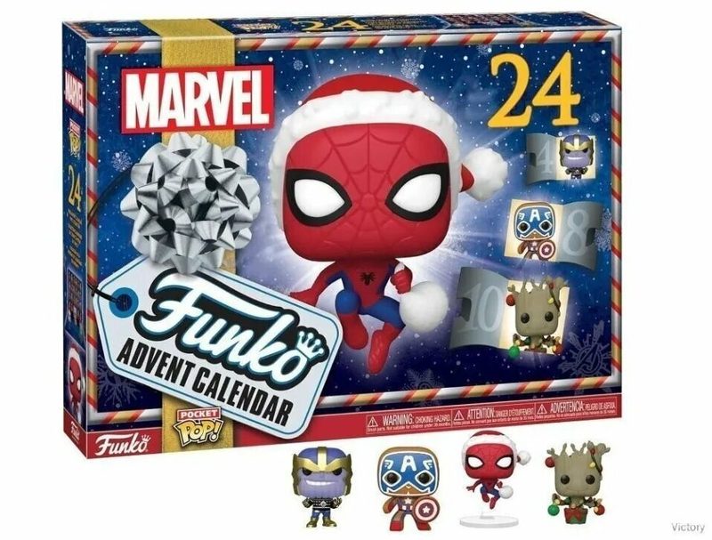 Эксклюзивный адвент-календарь Marvel Funko Pop: 24 рождественских подарка для коллекционеров и поклонников комиксов