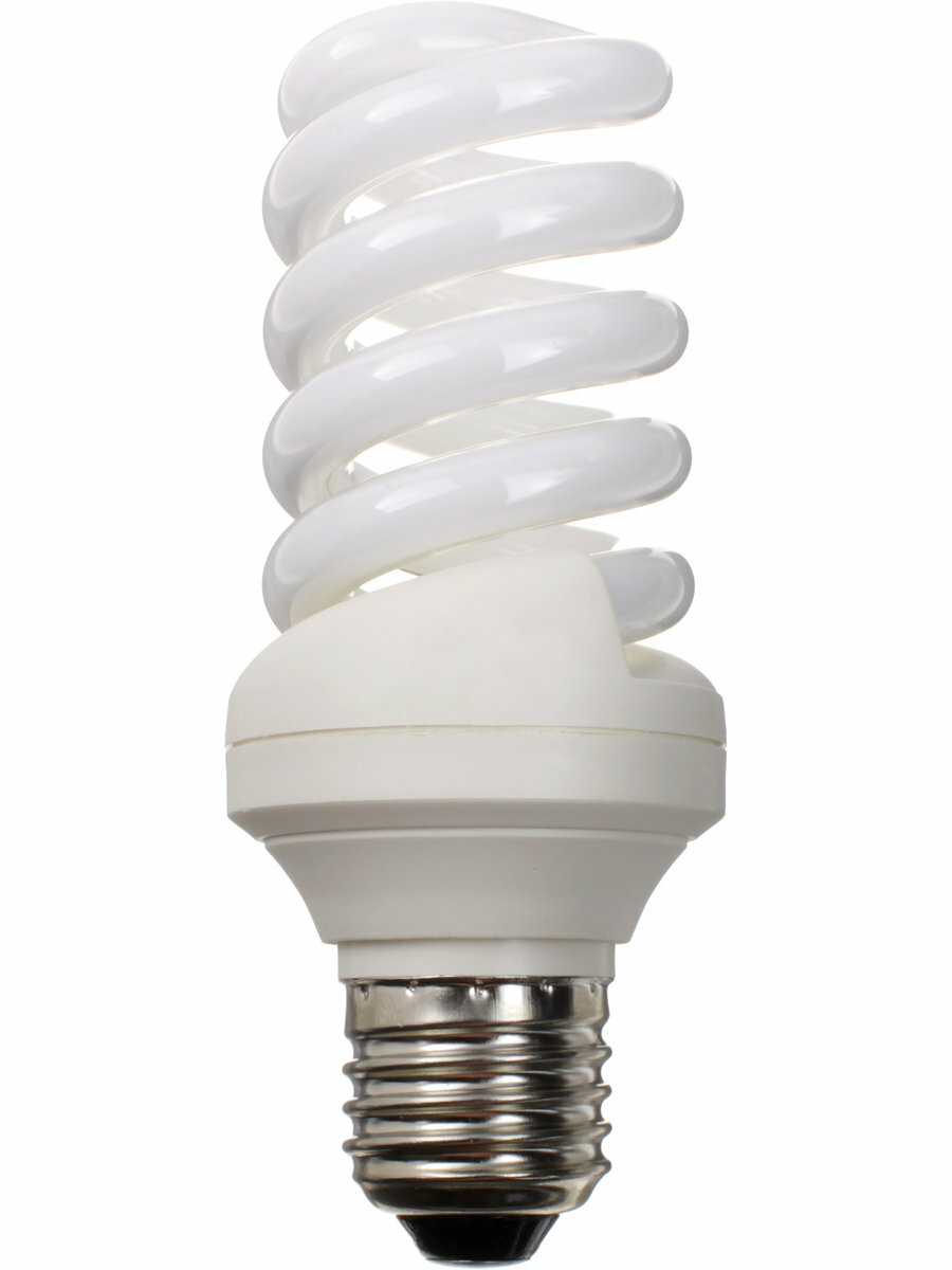 Лампа энергосберегающая люминесцентная Ecola Spiral 20W E27 2700K (теплый свет, спираль)