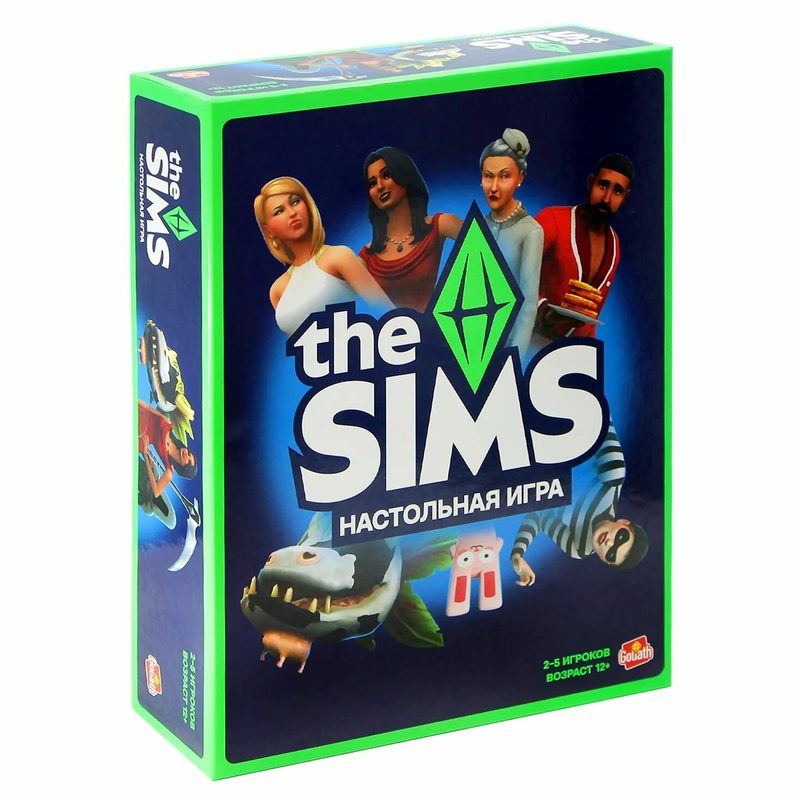 Настольная игра The Sims (на русском языке), для компании, для 2-5 игроков , от 12 лет , Hobby World