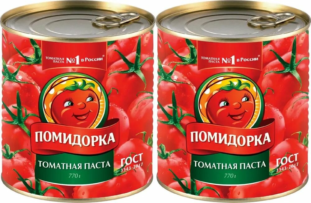 Томатная паста помидорка 770г (набор из 2 шт)