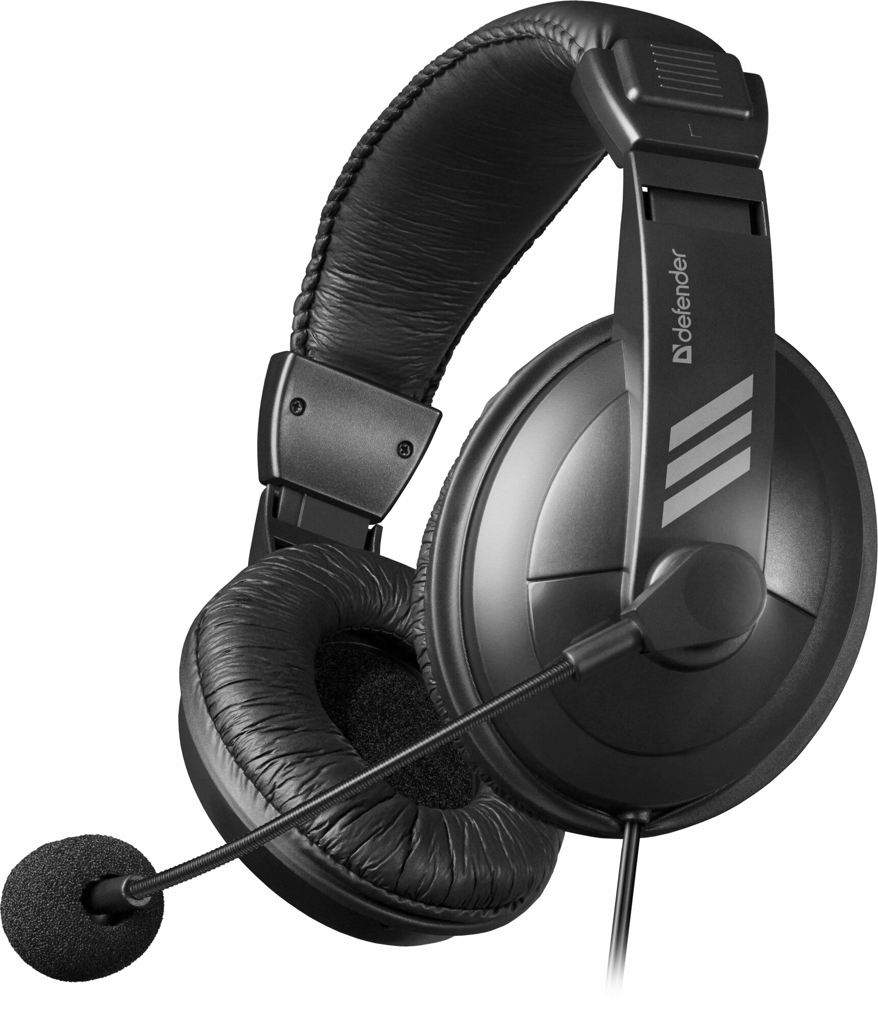 Компьютерные наушники Defender Gryphon 750U USB, проводные 1.8 м, черный