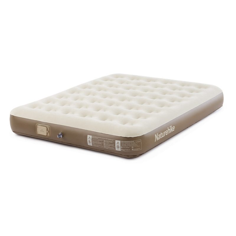 Матрац надувной Naturehike Chenjing Built-in Pump Inflatable Bed Double 25cm Brown