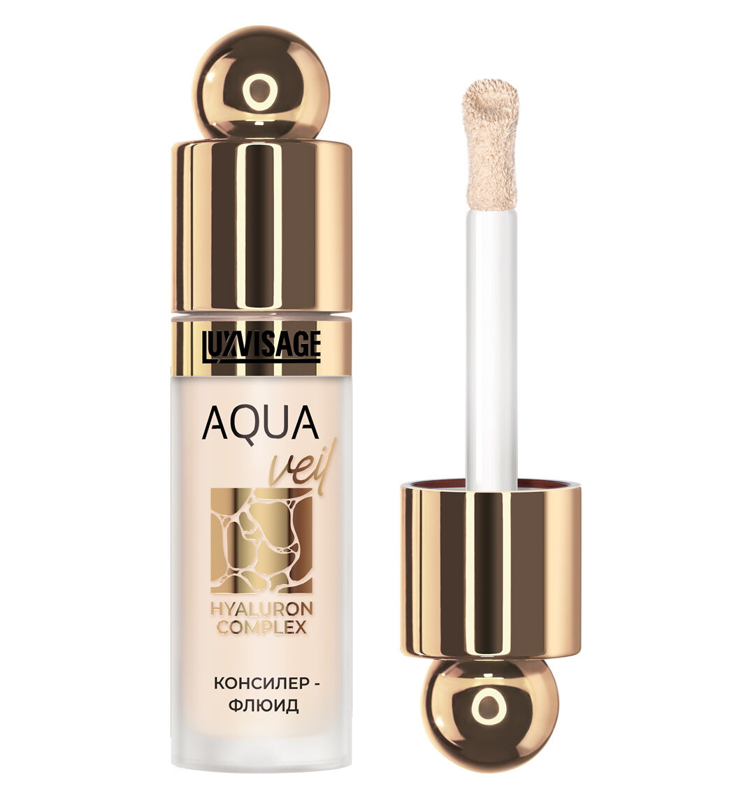 LUXVISAGE AQUA veil HYALURON COMPLEX Консилер-флюид тон 104 Beige, 4,5 мл