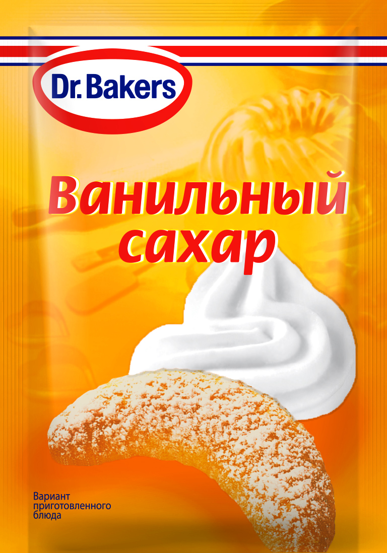 Ванильный сахар Dr.Bakers 8 г x 5 упаковок