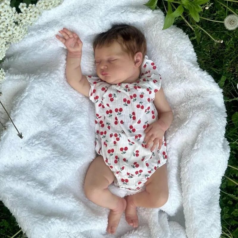 Мягкая силиконовая 3D кукла Laura Reborn Baby Bebe с видимыми венами, 20 дюймов, 50 см