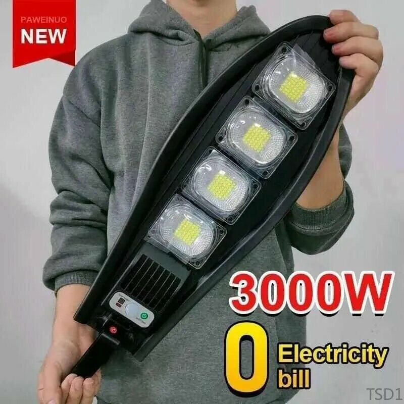 Уличный светильник XH27309 с солнечной батареей, 168 LED, IP65, датчик движения и освещенности для сада