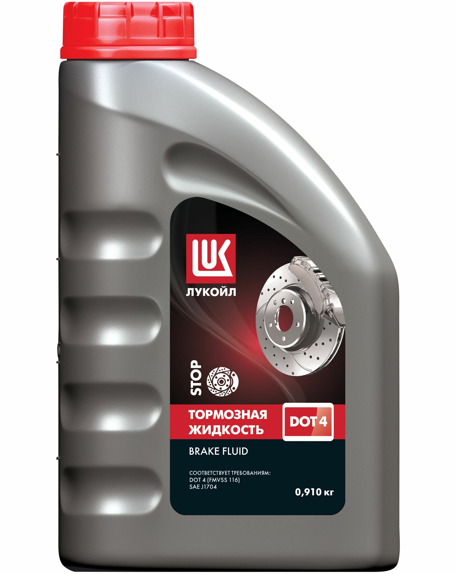 Жидкость тормозная Лукойл Brake Fluid DOT4 0.91 л 1338295