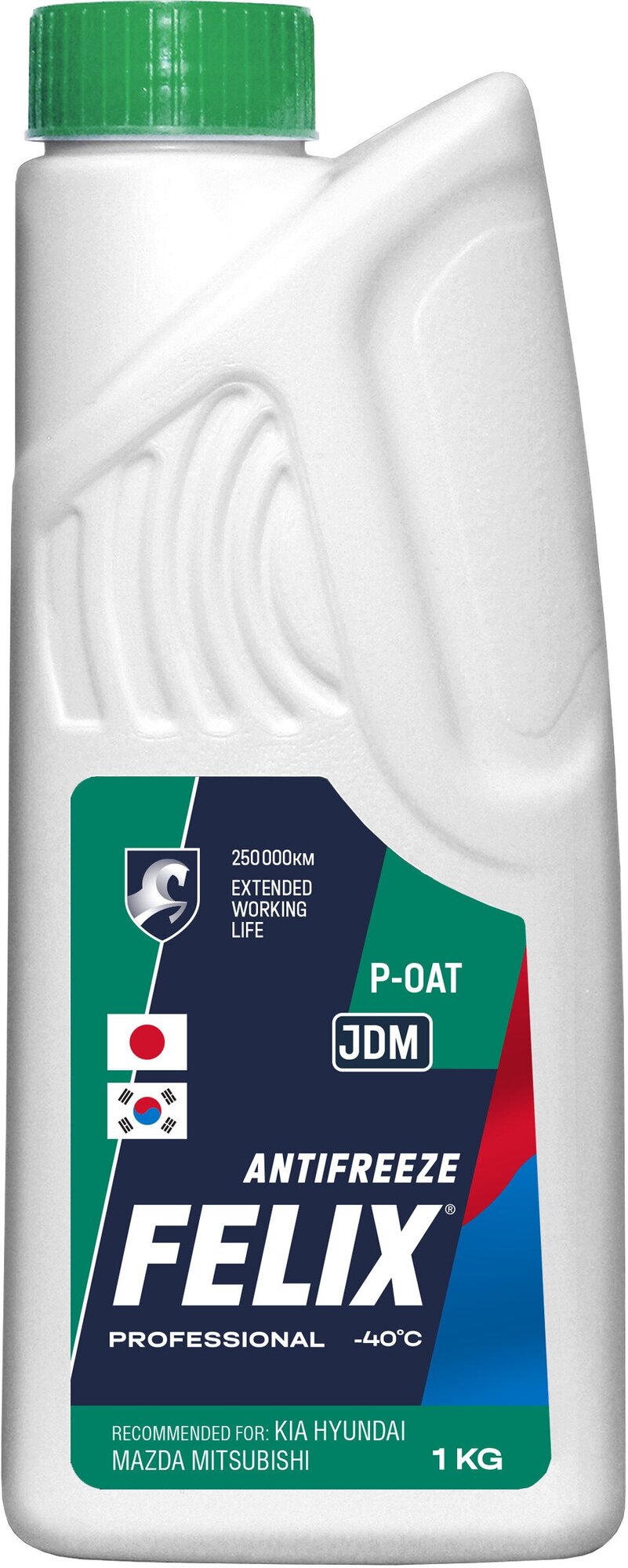 Антифриз Felix JDM G12++ готовый -40 зеленый 1 кг 430206330