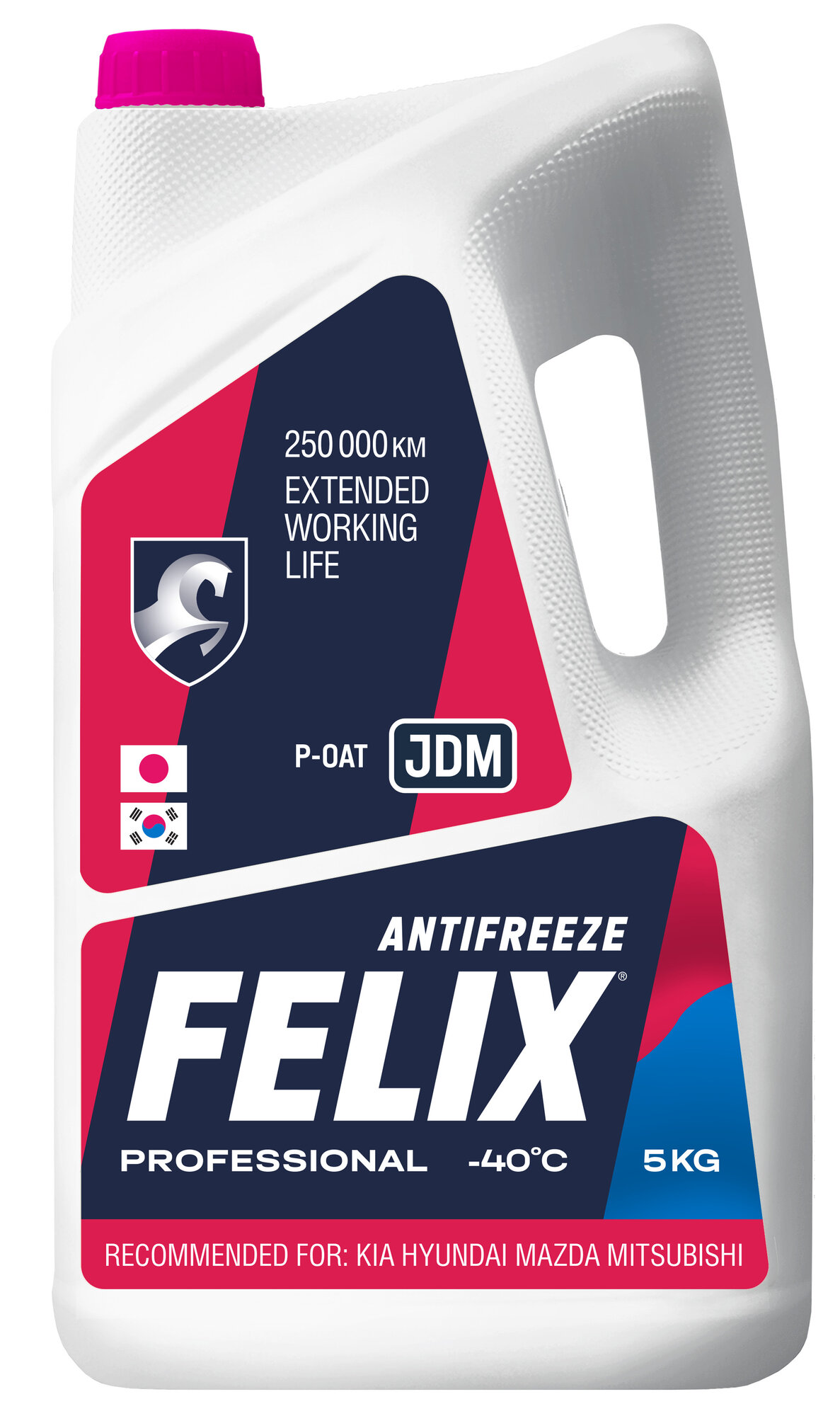 Антифриз Felix JDM G12++ готовый розовый 5 кг 430206402